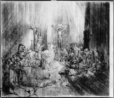 Die drei Kreuze, 1653 von Rembrandt van Rijn